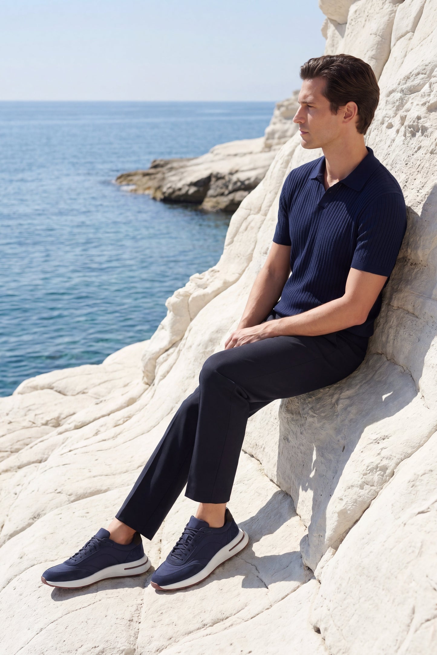 Valmont Sneaker - Marineblau RivaSylt