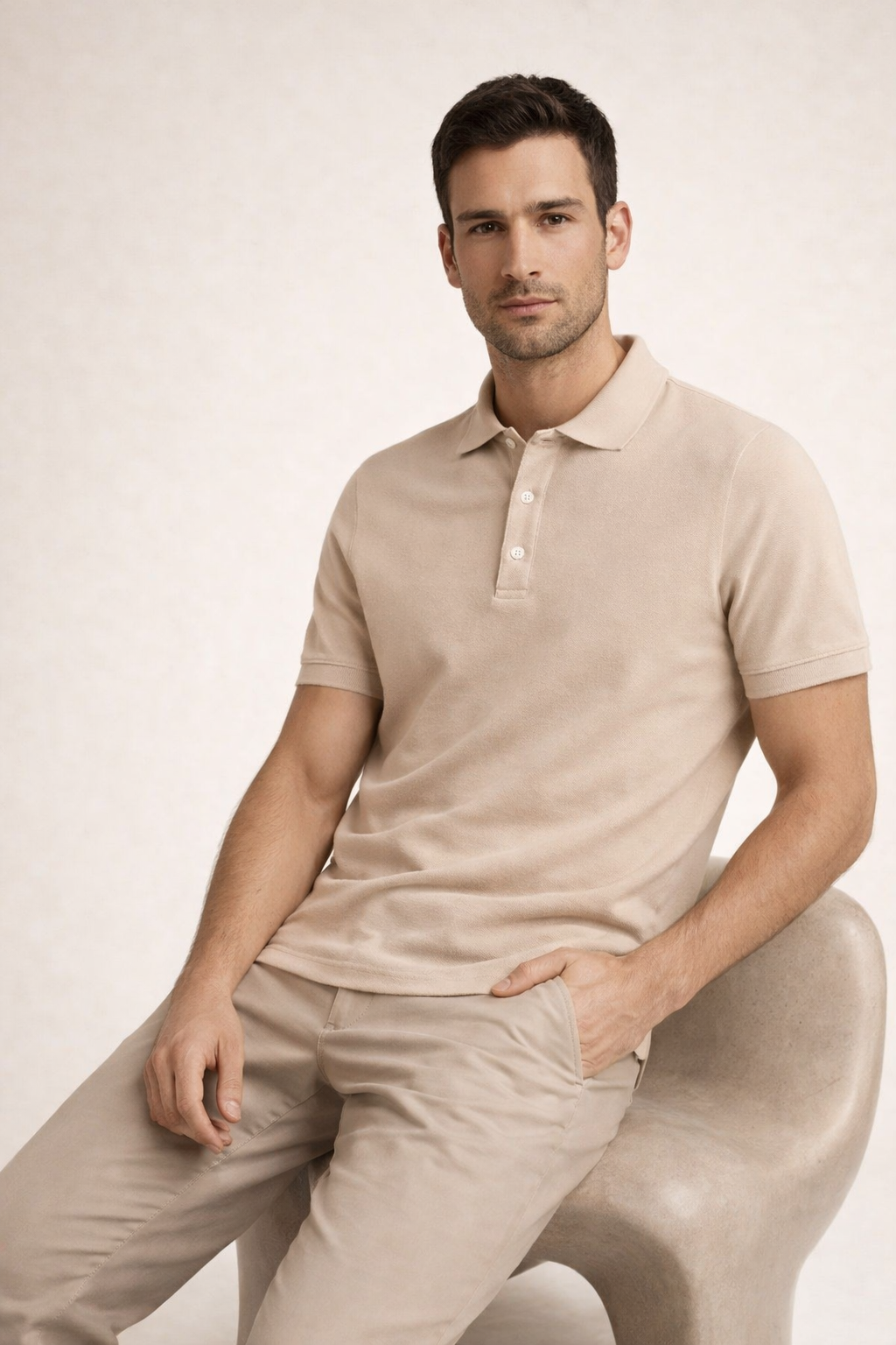 Verfeinertes Polo Beige Maja