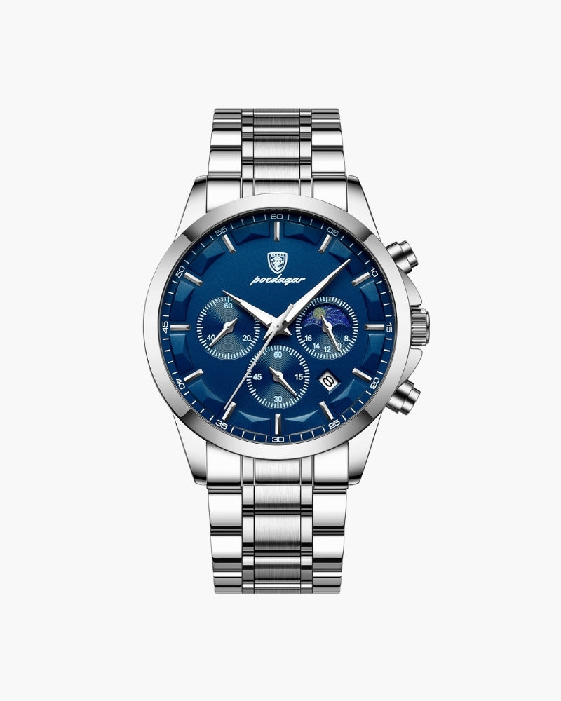 Präzisions-Chronograph Edelstahl-Uhr Maja