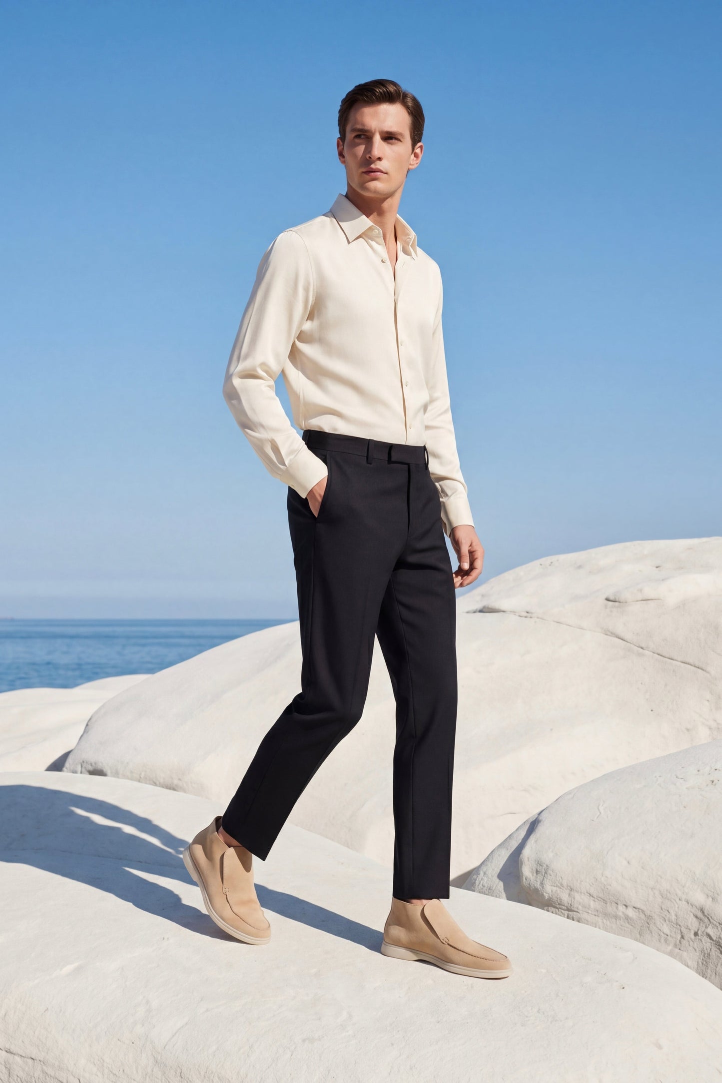 Capri High Top Loafer Beige Maja