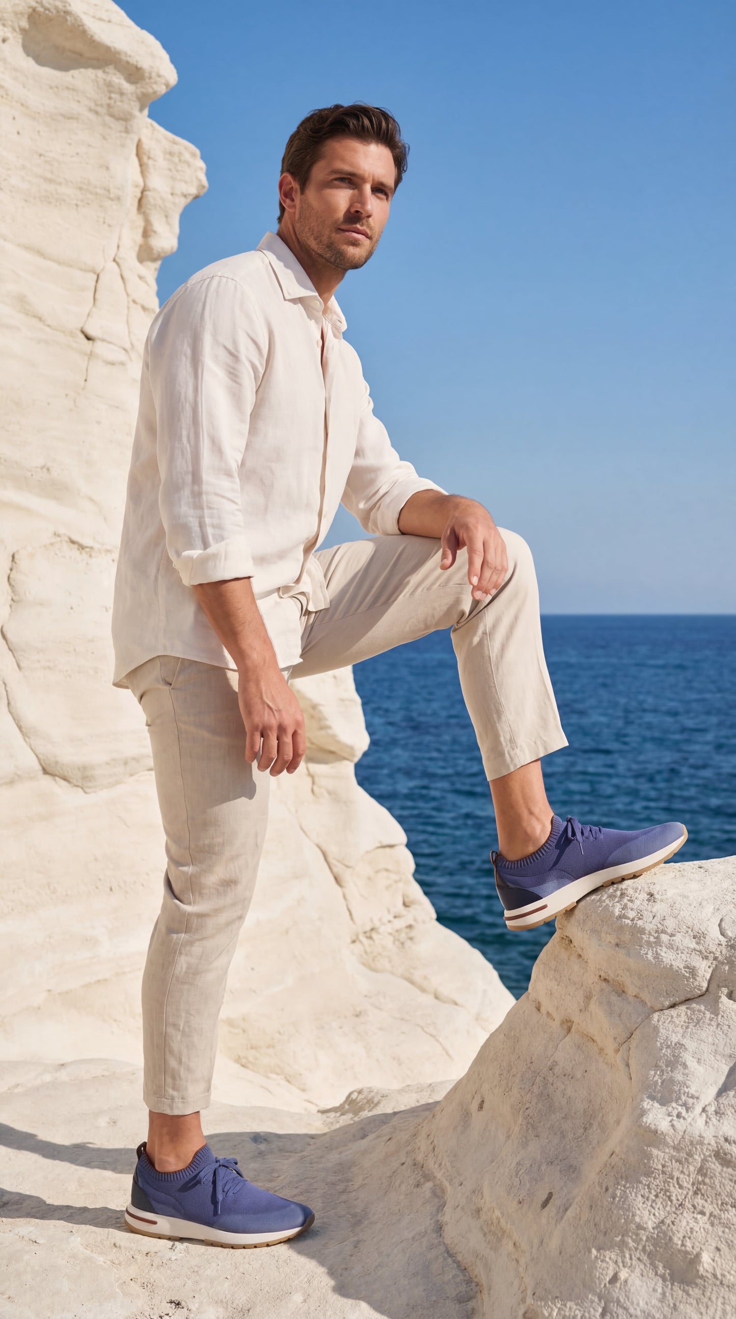 Zurigo Sneaker - Blau/Hellblau RivaSylt