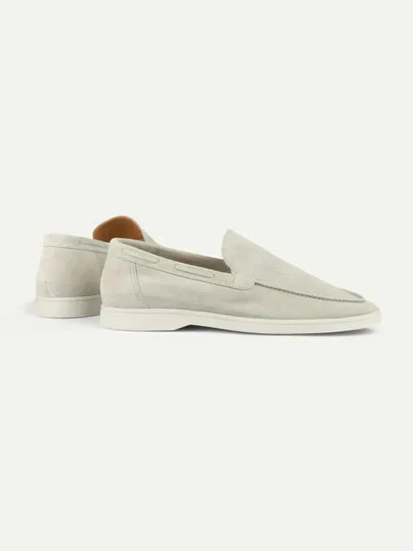 Klassischer Wildleder Slipper Creme Maja