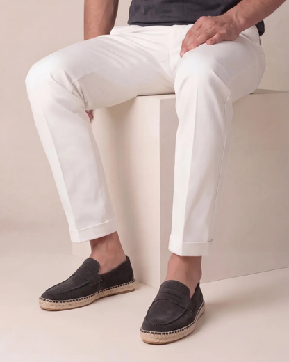 Kaffeebraune Suède Riviera Espadrille Maja
