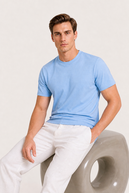 Azuro T-Shirt Hellblau Maja