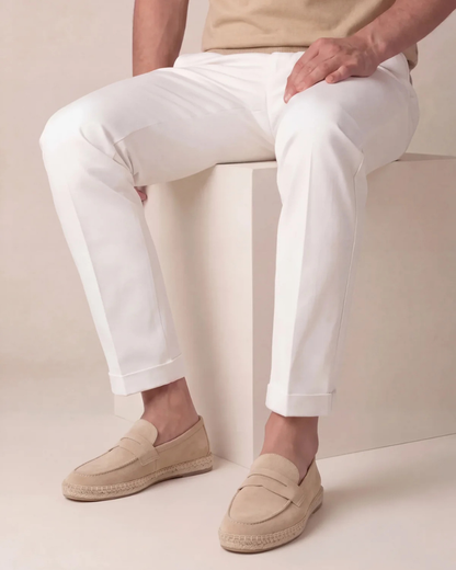 Beige Wildleder Riviera Espadrille Maja