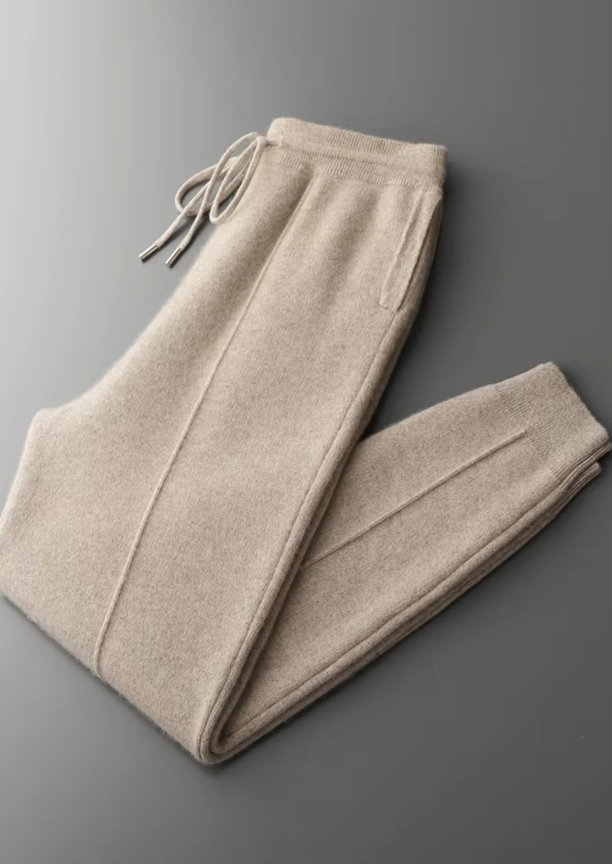 Reines Extra-Fine Merinowolle Sand Luzzo Set RivaSylt