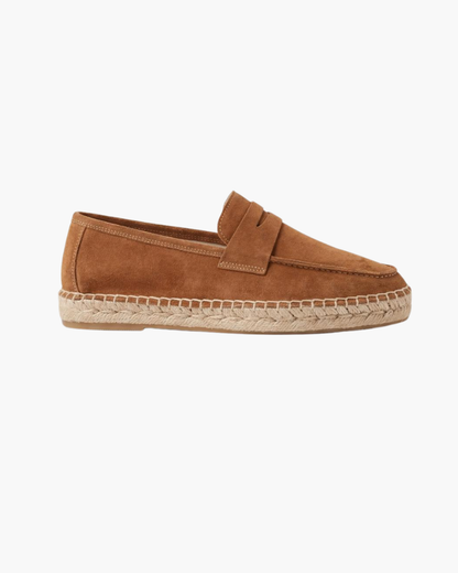 Braune Wildleder Riviera Espadrille Maja