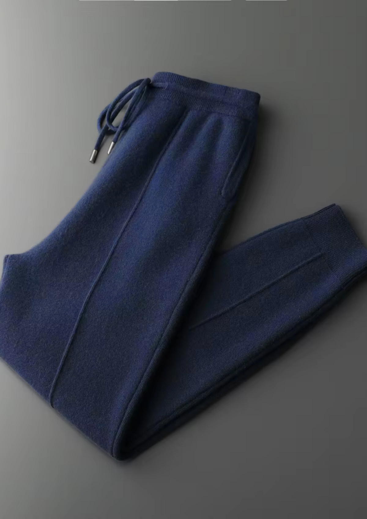 Reines Extra-Fine Merinowolle Navy Blau Luzzo Set RivaSylt