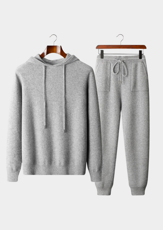 Premium Cashmere Hellgrau Alain Freizeitset RivaSylt