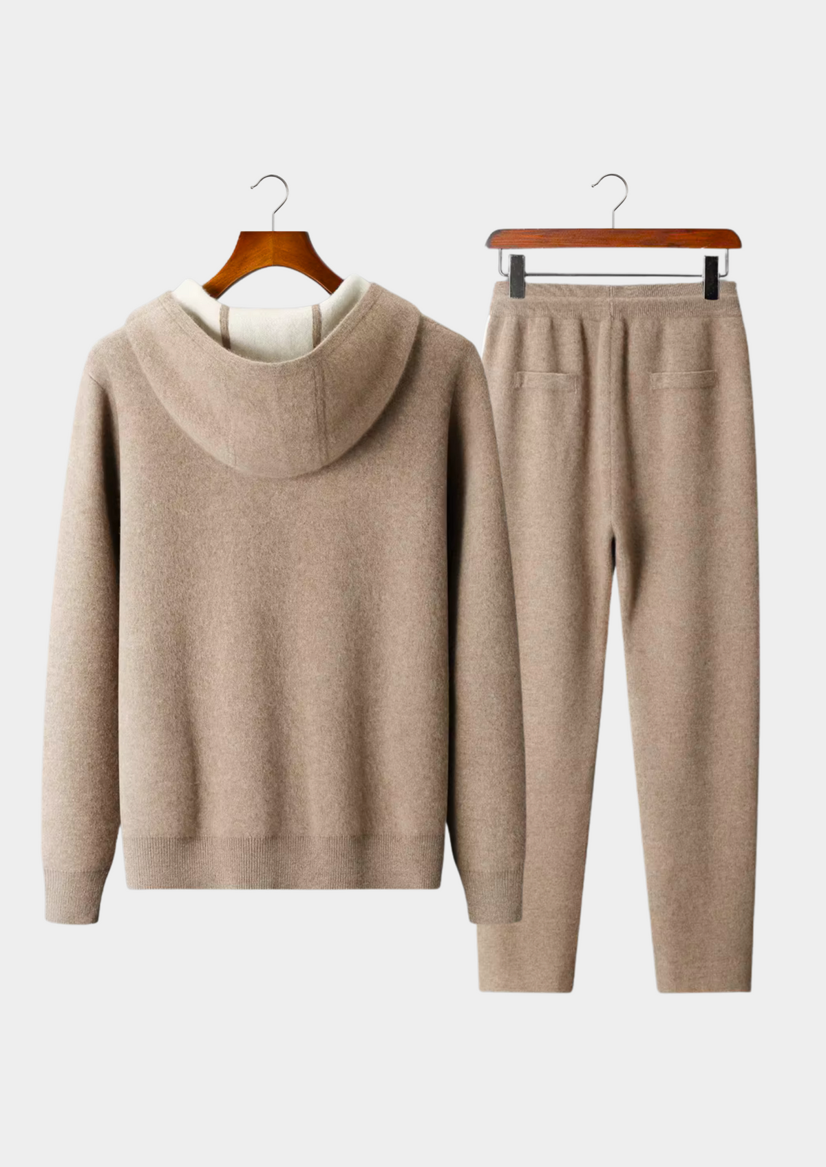 Premium Cashmere Beige Milano Freizeitset RivaSylt