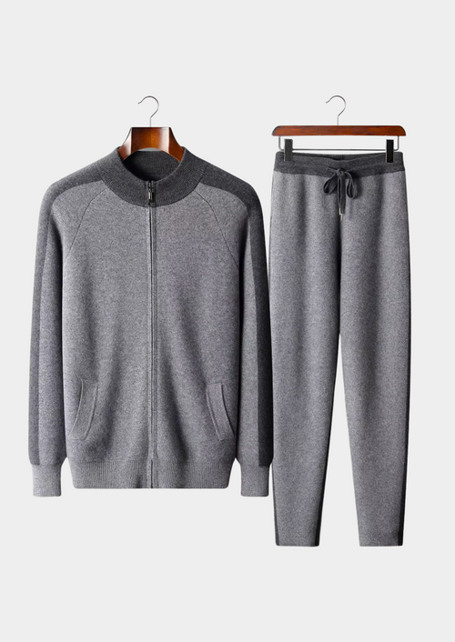 Premium Cashmere Dunkelgrau Torino Freizeitset RivaSylt