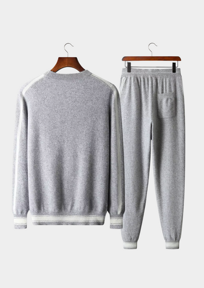 Premium Cashmere Hellgraues Wien Freizeitset RivaSylt