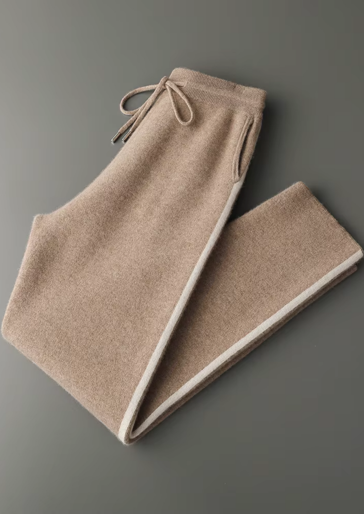 Premium Cashmere Beige Milano Freizeitset RivaSylt