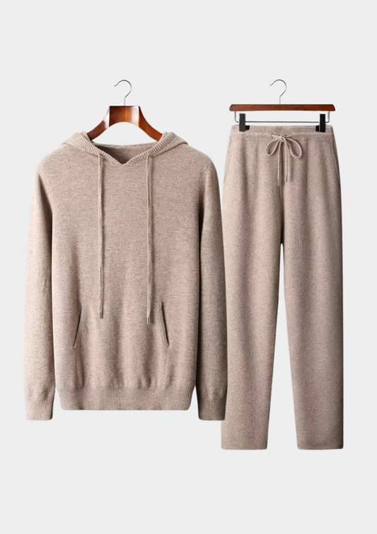 Reines Extra-Fine Merinowolle Beige Savro Set RivaSylt
