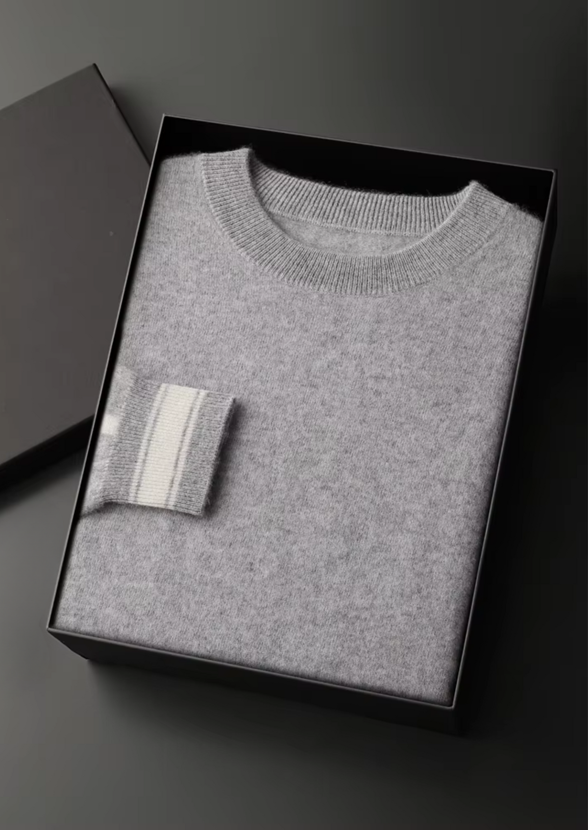 Premium Cashmere Hellgraues Wien Freizeitset RivaSylt