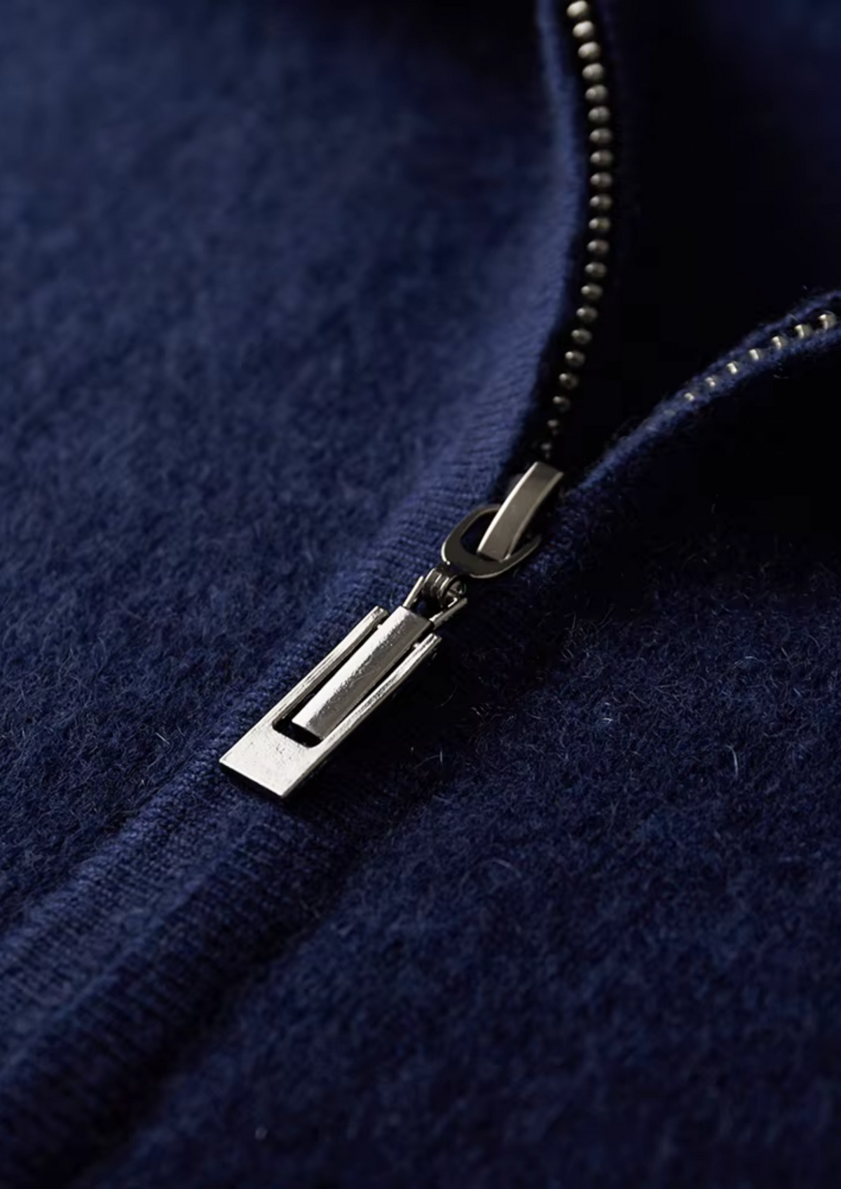 Reines Extra-feines Merinowoll Navy Blue Damien Set RivaSylt