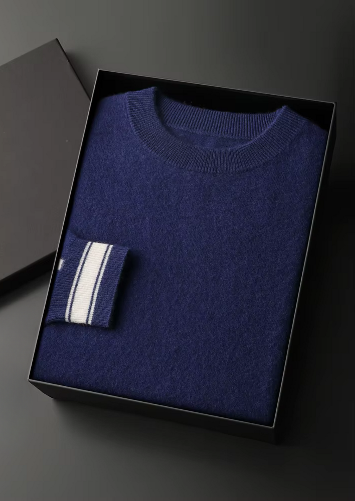 Premium Kaschmir Marineblau Wien Freizeit Set RivaSylt
