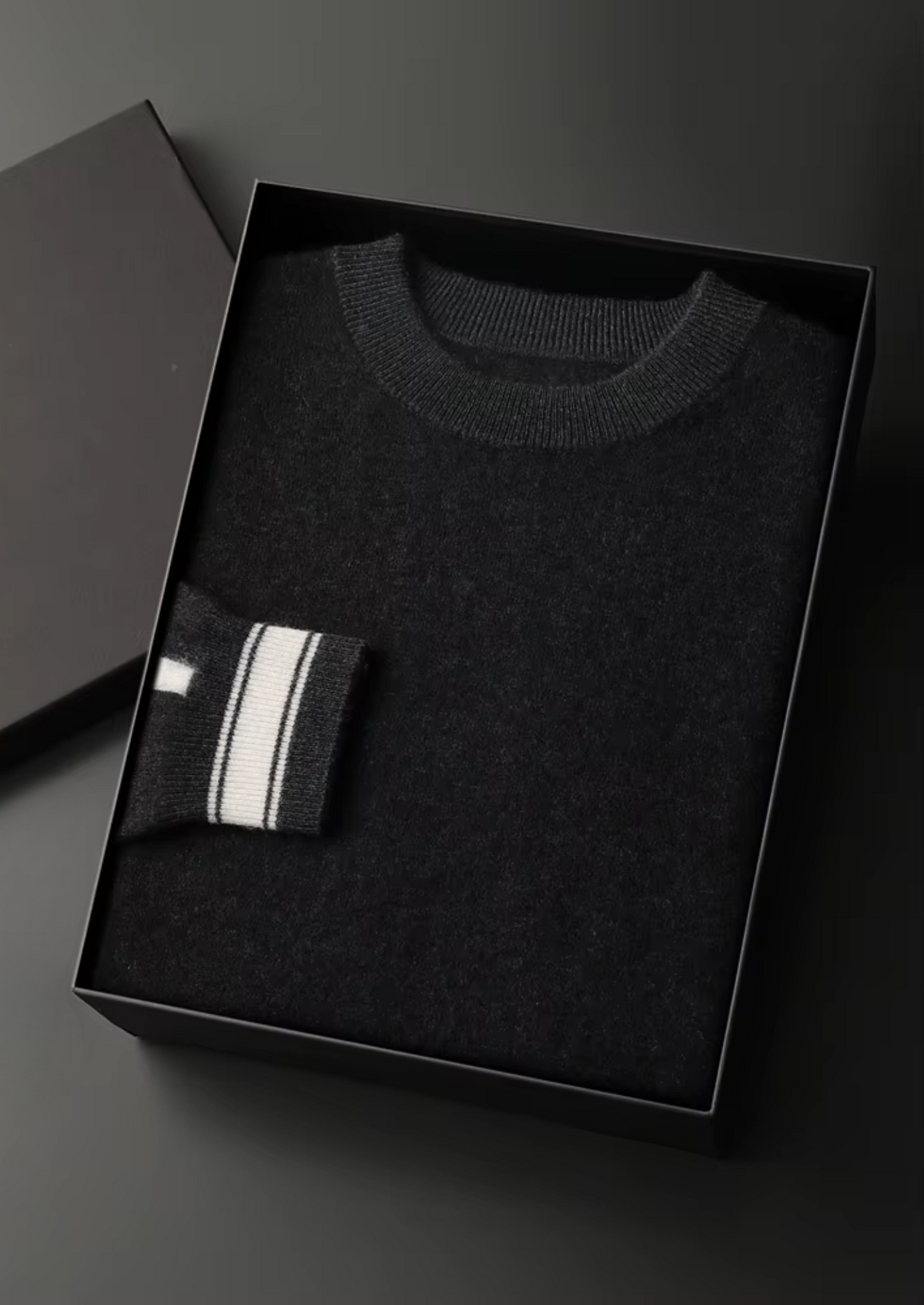 Premium Kaschmir Schwarz Wien Freizeit Set RivaSylt