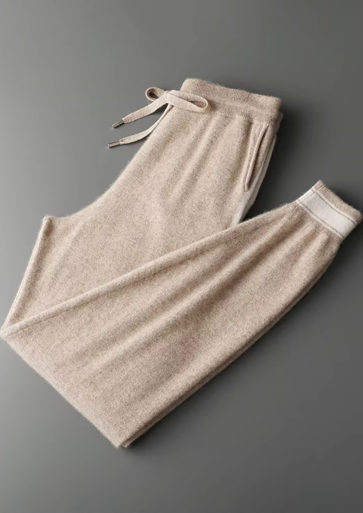 Premium Cashmere Sand Wien Freizeit Set RivaSylt