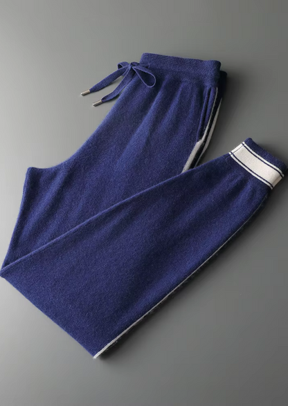 Premium Kaschmir Marineblau Wien Freizeit Set RivaSylt