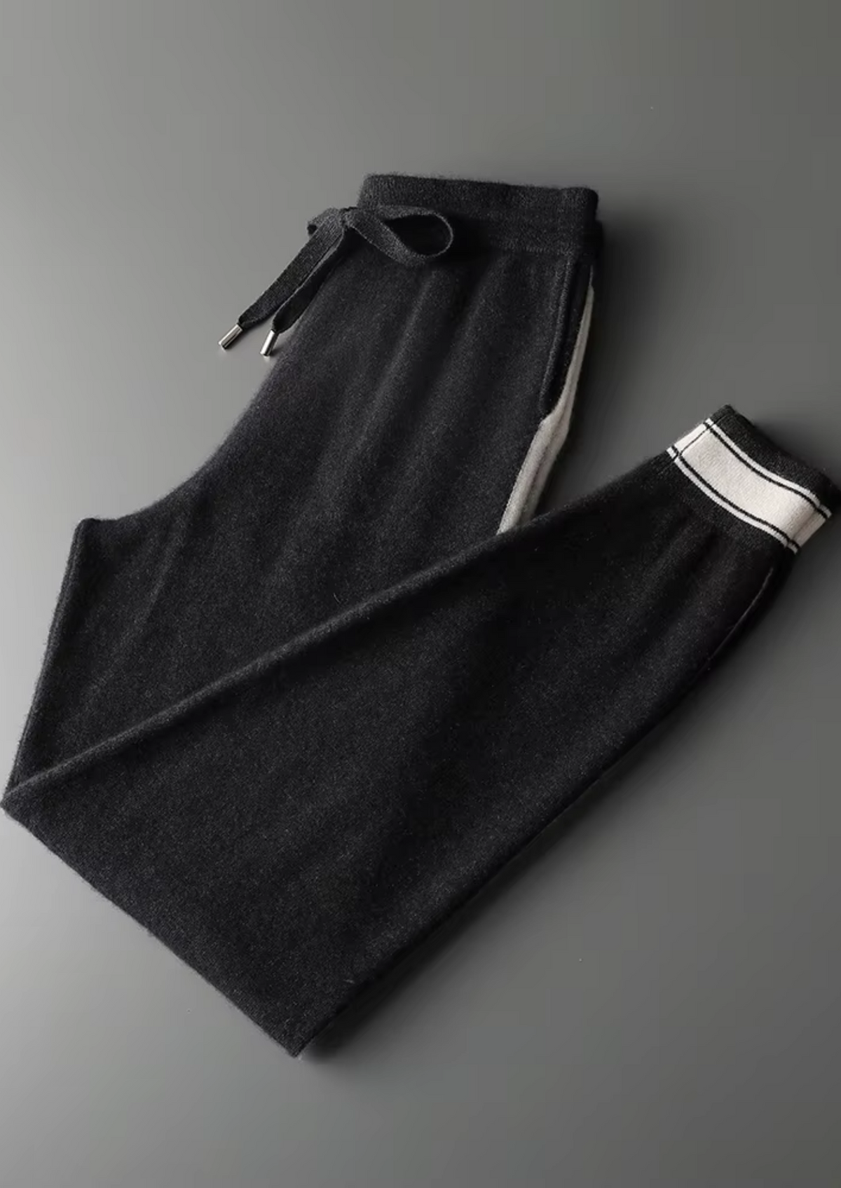 Premium Kaschmir Schwarz Wien Freizeit Set RivaSylt