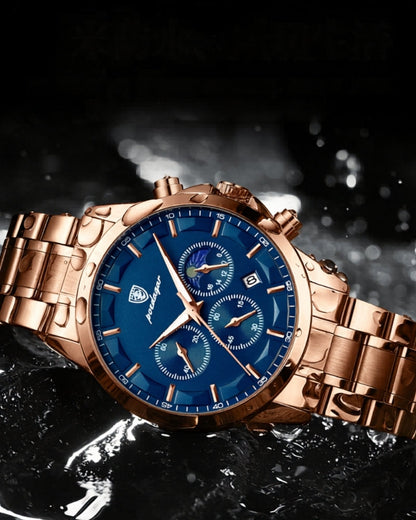 Präzisions-Chronograph Edelstahl-Uhr Maja