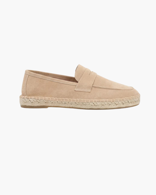 Beige Wildleder Riviera Espadrille Maja
