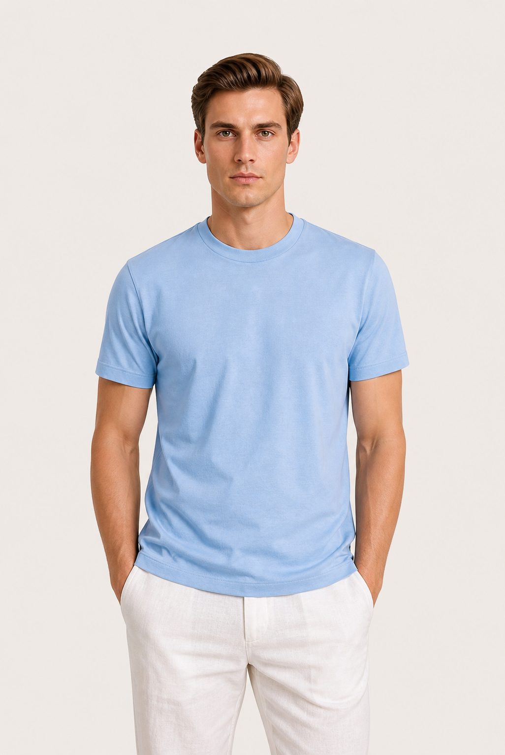 Azuro T-Shirt Hellblau Maja