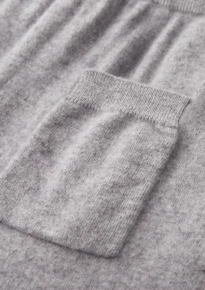 Premium Cashmere Hellgraues Wien Freizeitset RivaSylt