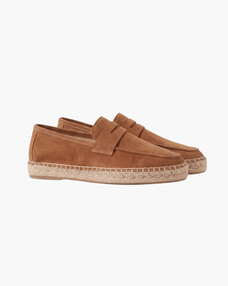 Braune Wildleder Riviera Espadrille Maja