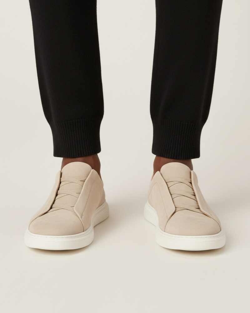 St. Moritz Slip-On Trainer – Sand RivaSylt