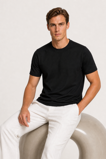 Azuro Tee Schwarz Maja