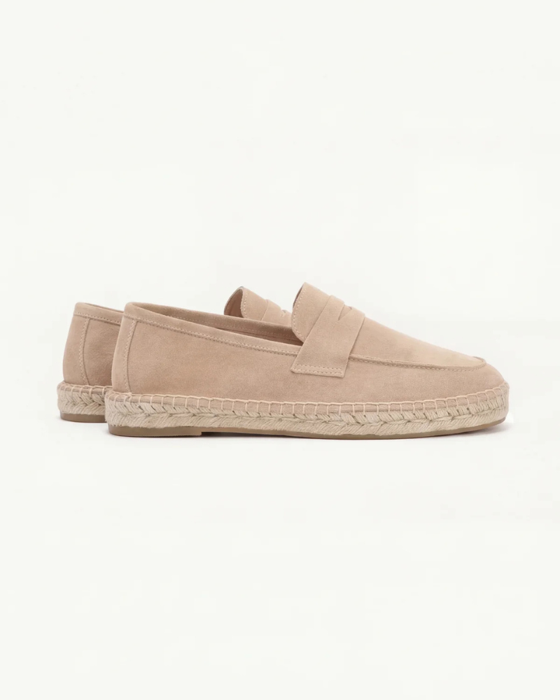 Beige Wildleder Riviera Espadrille Maja