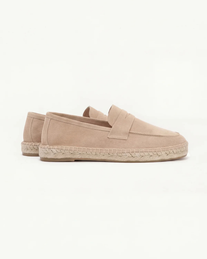 Beige Wildleder Riviera Espadrille Maja