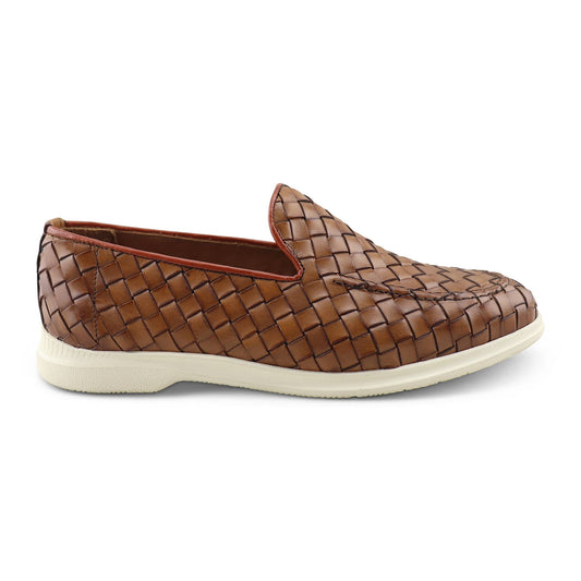 Sorrento Woven Loafer - Leder Maja