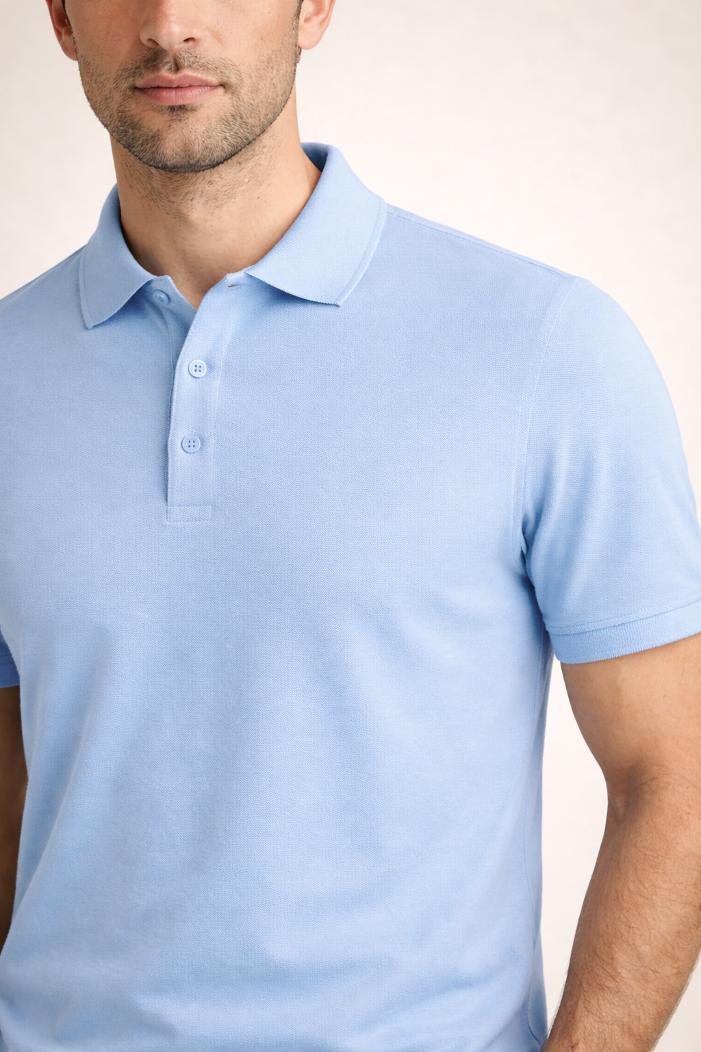 Verfeinertes Polo Hellblau Maja