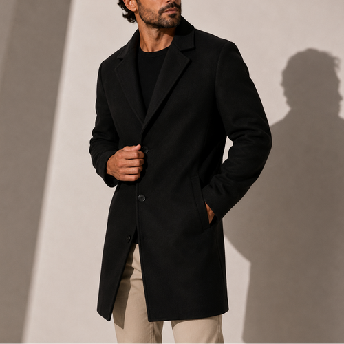 Herrenmantel – Klassischer, maßgeschneiderter Smart-Casual-Stil RivaSylt