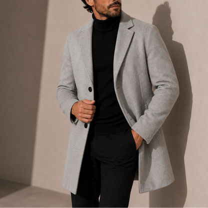 Herrenmantel – Klassischer, maßgeschneiderter Smart-Casual-Stil RivaSylt