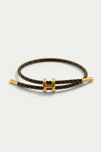 RivaSylt Armband Gold/Schwarz Maja
