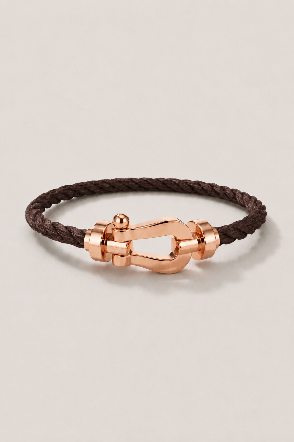 Aurelio Armband Dunkelbraun / Roségold Maja