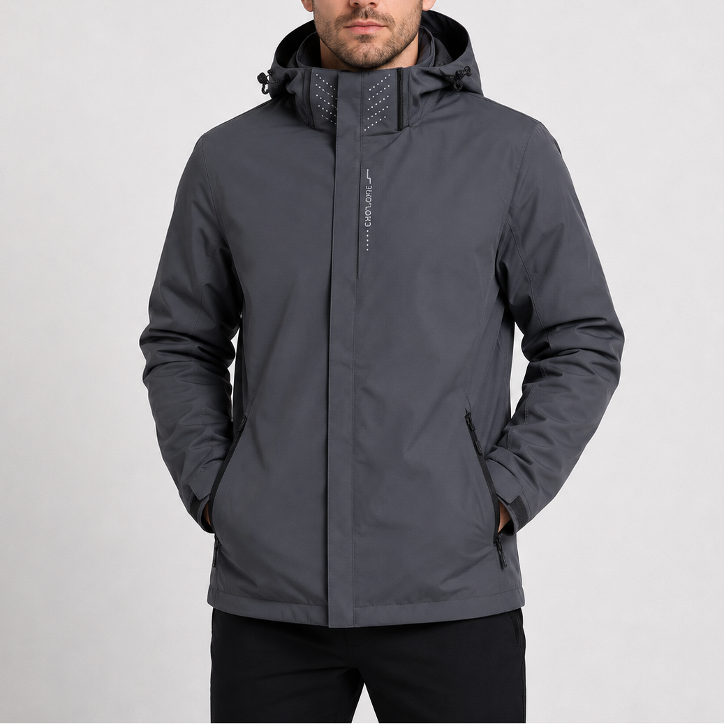 Herren Wasserdichte Regenjacke | Leichte Kapuzenjacke für Outdoor RivaSylt