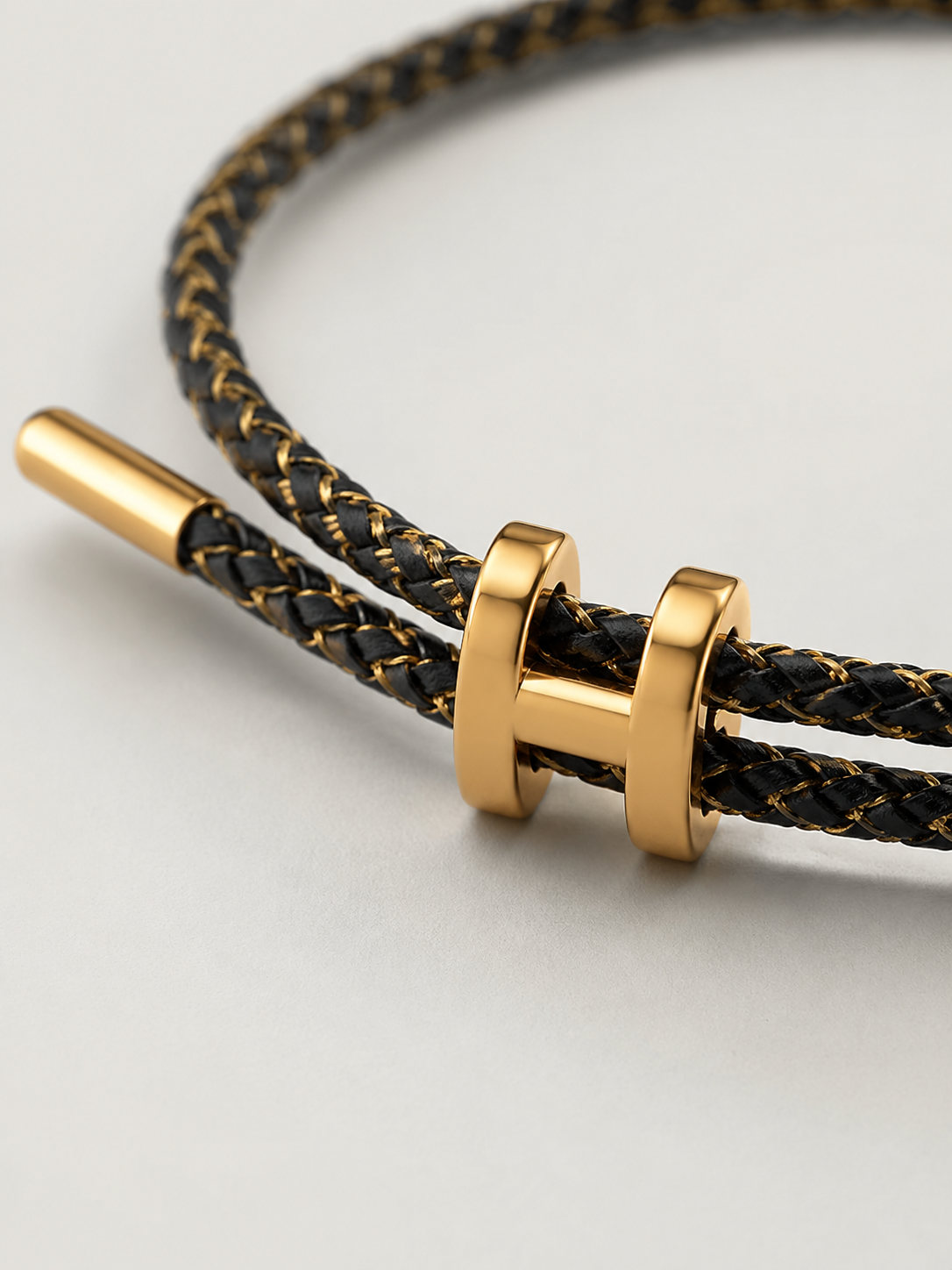 RivaSylt Armband Gold/Schwarz Maja