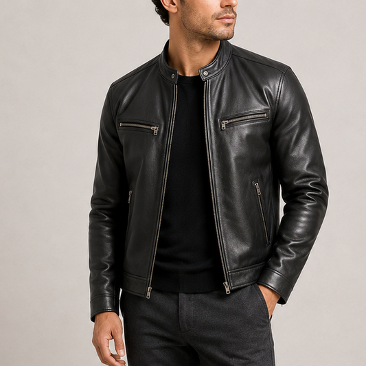 Herren Vintage Lederjacke – Zeitloser Stil, Premium Komfort & Alltagstauglichkeit RivaSylt