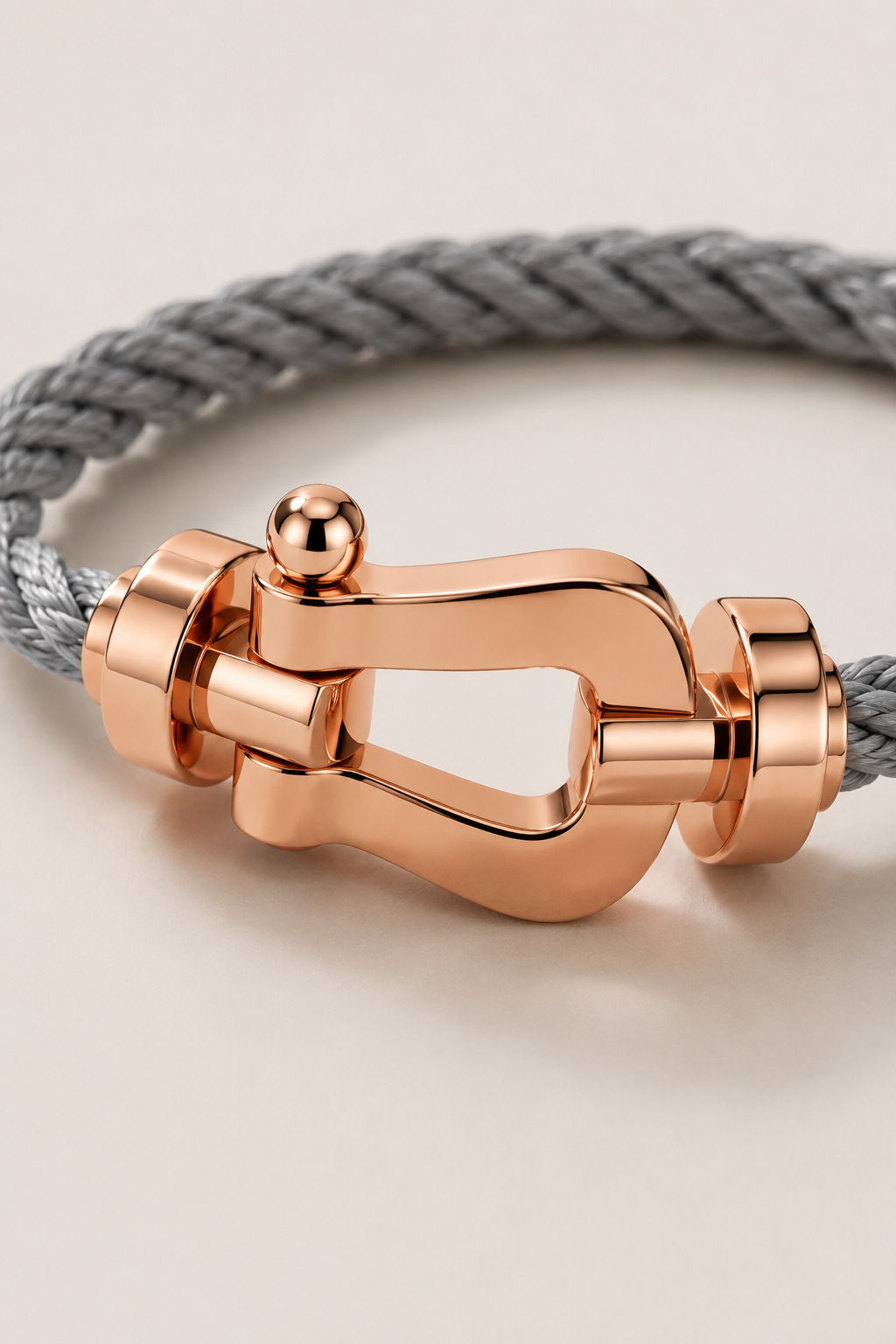 Aurelio Armband Grau / Roségold Maja