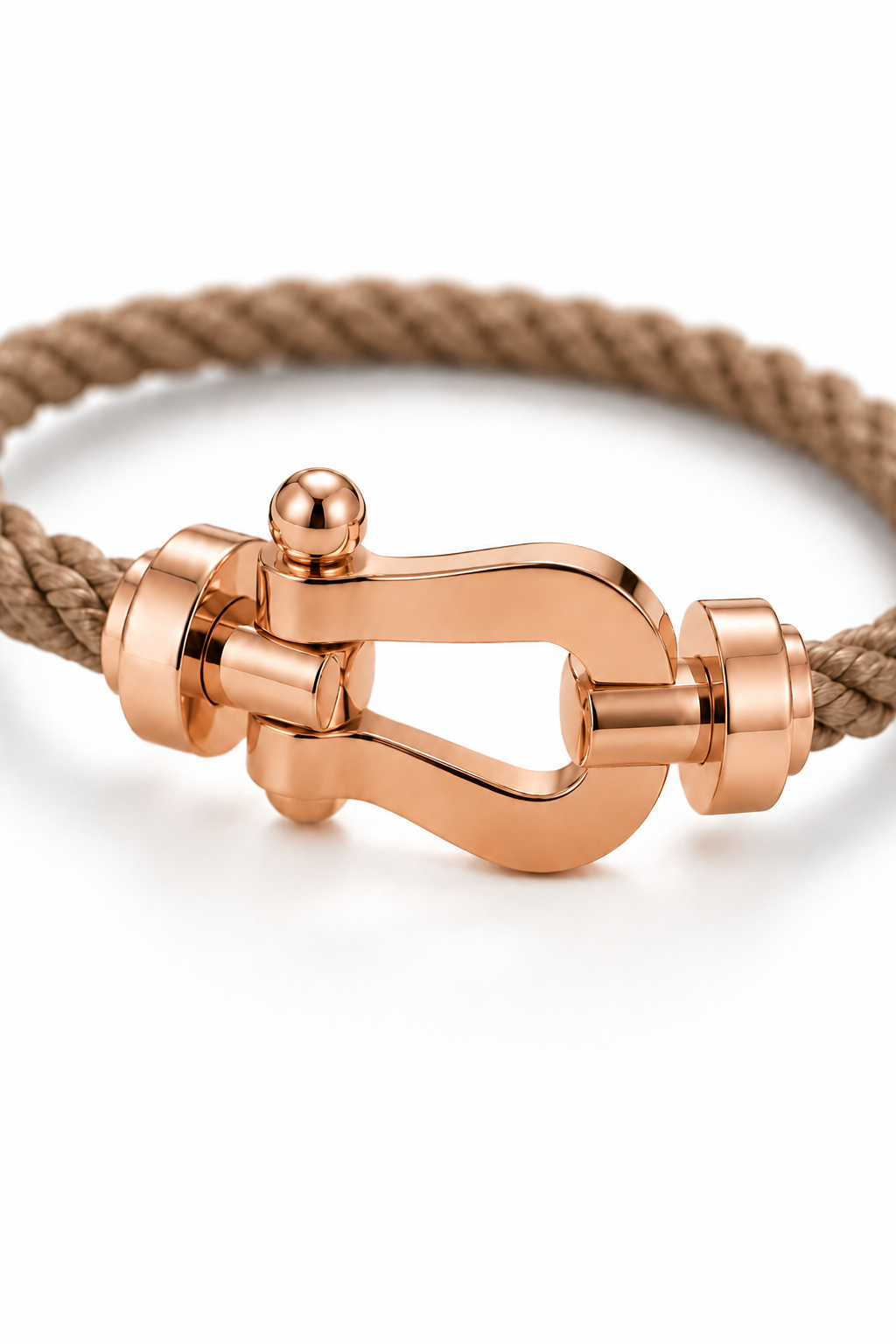 Aurelio Armband Hellbraun / Roségold Maja