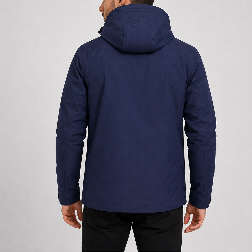 Herren Wasserdichte Regenjacke | Leichte Kapuzenjacke für Outdoor RivaSylt