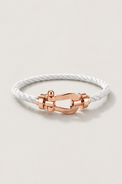 Aurelio Armband Weiß / Roségold Maja