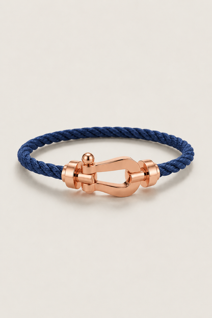 Aurelio Armband Navy / Roségold Maja