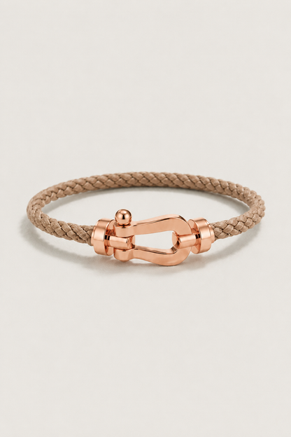 Aurelio Armband Hellbraun / Roségold Maja