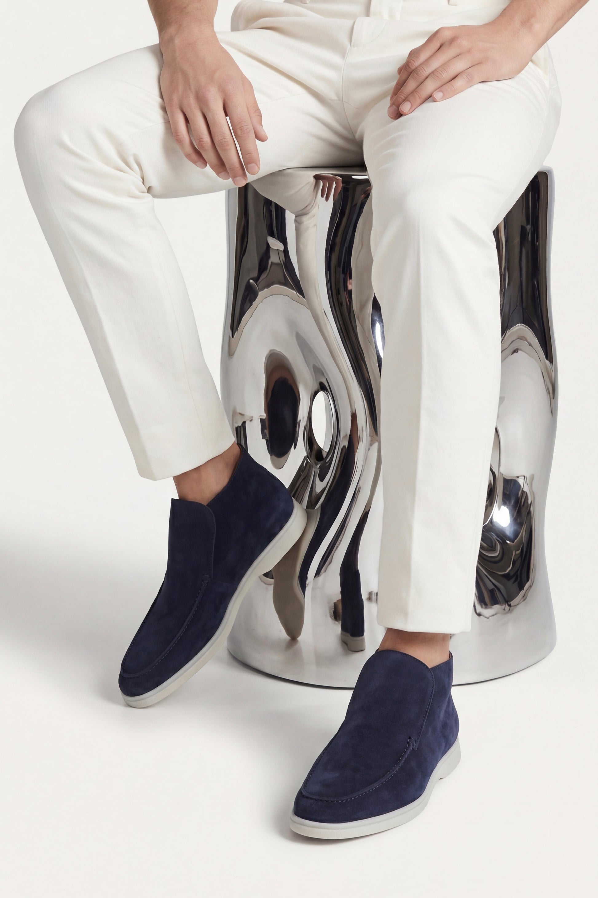 Capri High Top Loafer Navy Maja